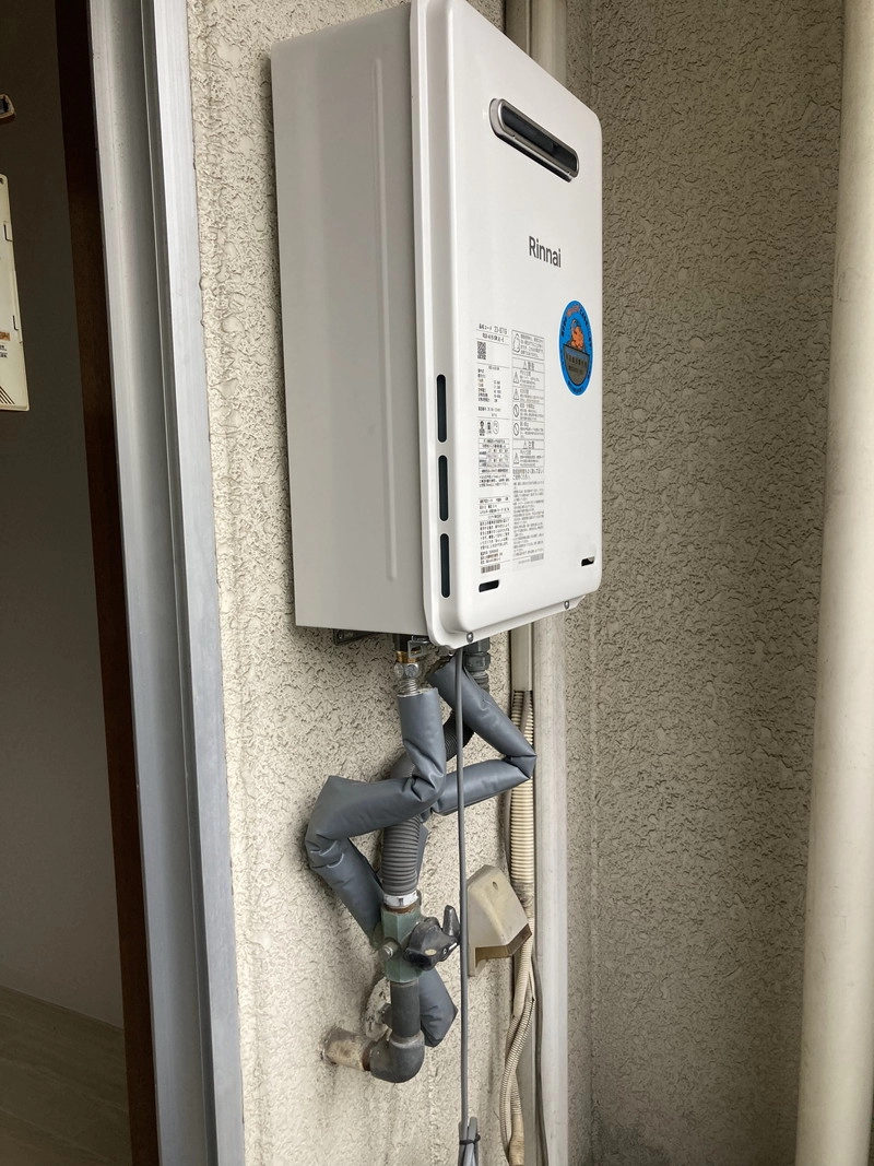 給湯器の取替工事 アフター