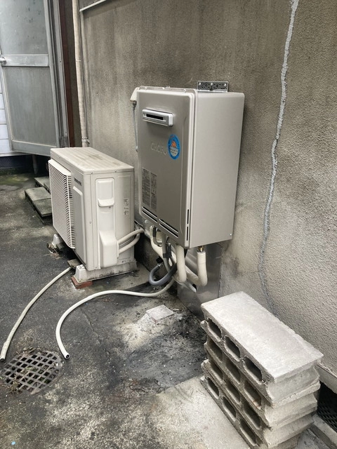 風呂釜から給湯器への取替工事 アフター