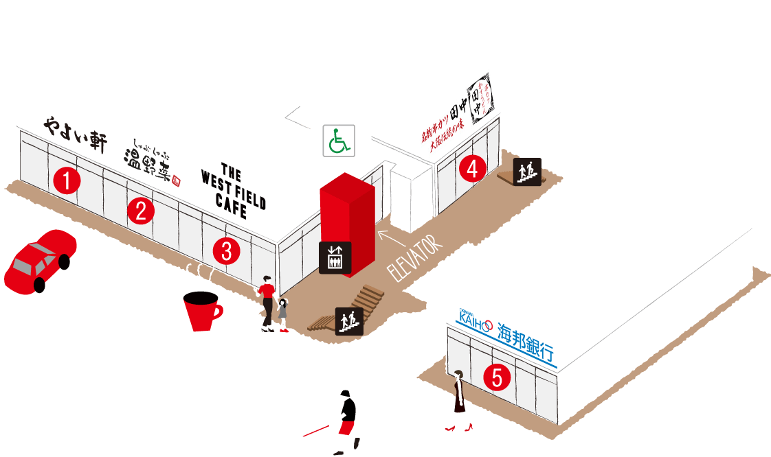 1階フロアガイド図