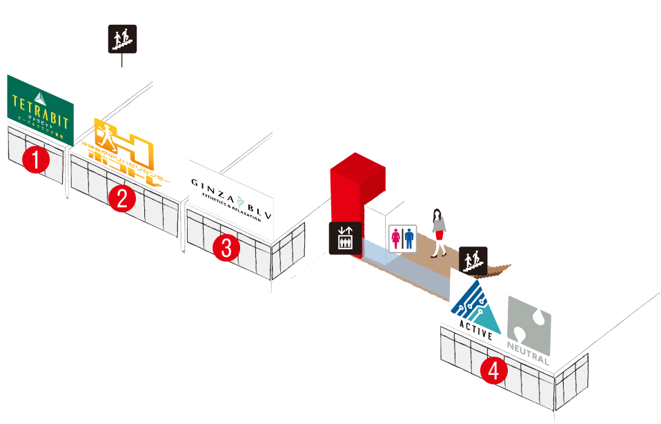 3階フロアガイド図