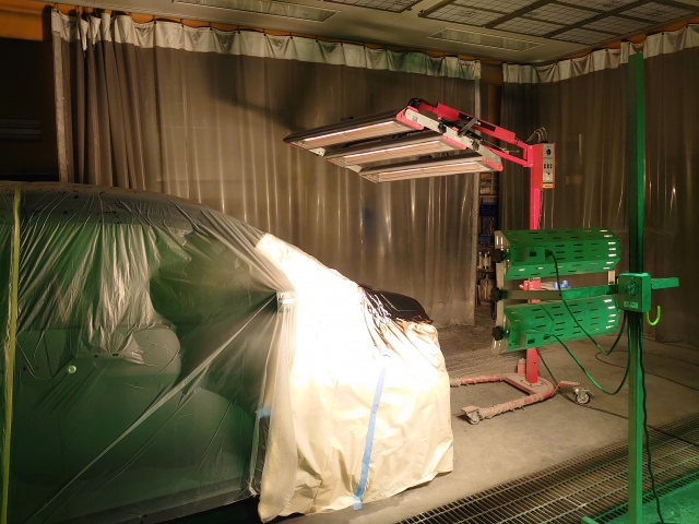 乾燥（焼き付け）のイメージ