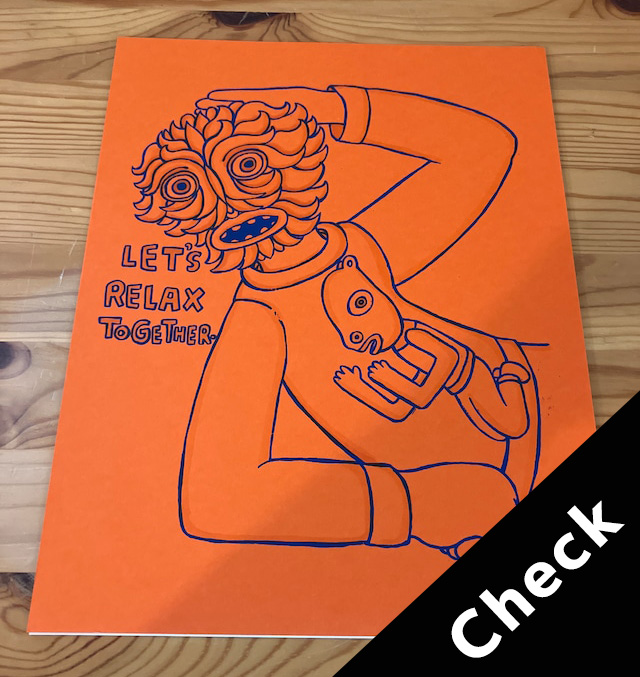 イラスト（サイン入り）＋ポストカード　THEO ELLSWORTH