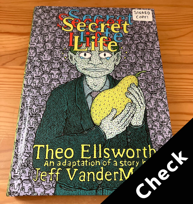 Theo Ellsworth / Secret Life 洋書アニメ サイン本