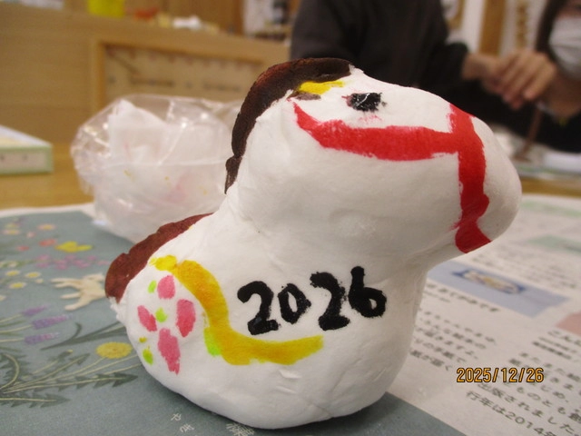 <12月>紙粘土で干支作り <12月>紙粘土で干支作り