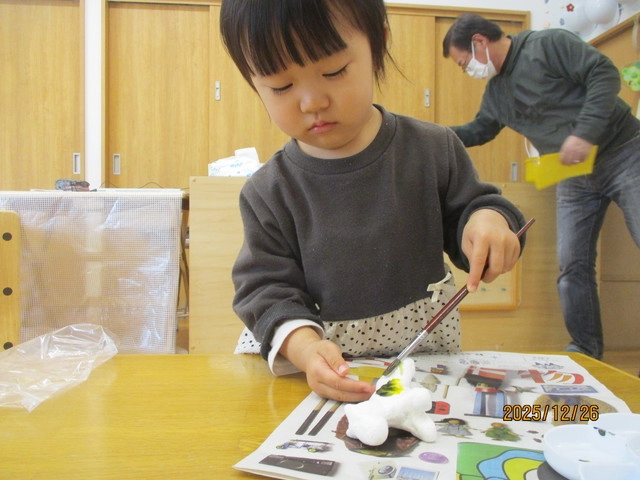 <12月>紙粘土で干支作り <12月>紙粘土で干支作り