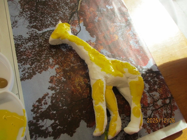 <12月>紙粘土で干支作り <12月>紙粘土で干支作り