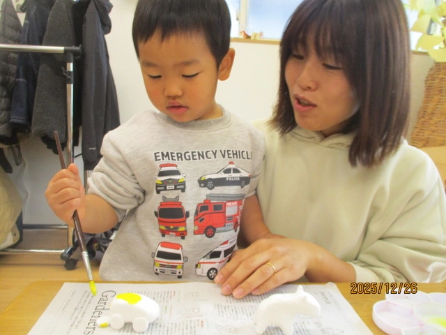 <12月>紙粘土で干支作り <12月>紙粘土で干支作り