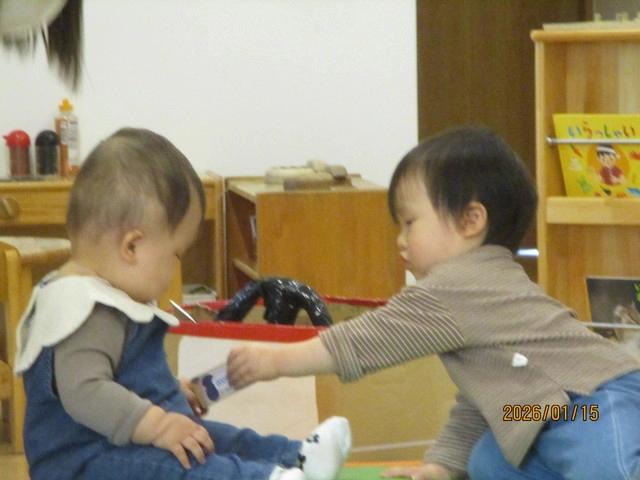 <1月>自由遊び&お部屋の様子 <1月>自由遊び&お部屋の様子