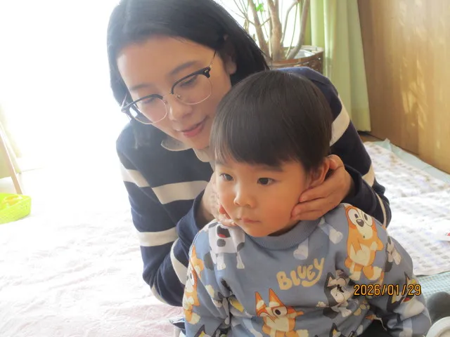 <1月>身体測定&ふれあい遊び11 <1月>身体測定&ふれあい遊び11