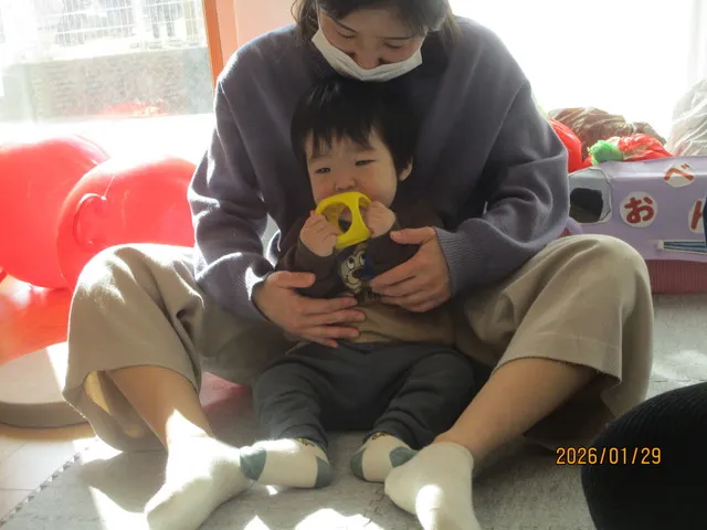 <1月>身体測定&ふれあい遊び14 <1月>身体測定&ふれあい遊び14