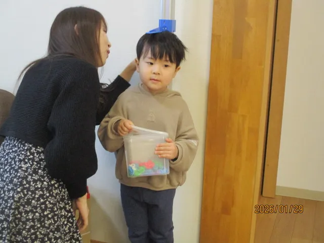 <1月>身体測定&ふれあい遊び18 <1月>身体測定&ふれあい遊び18