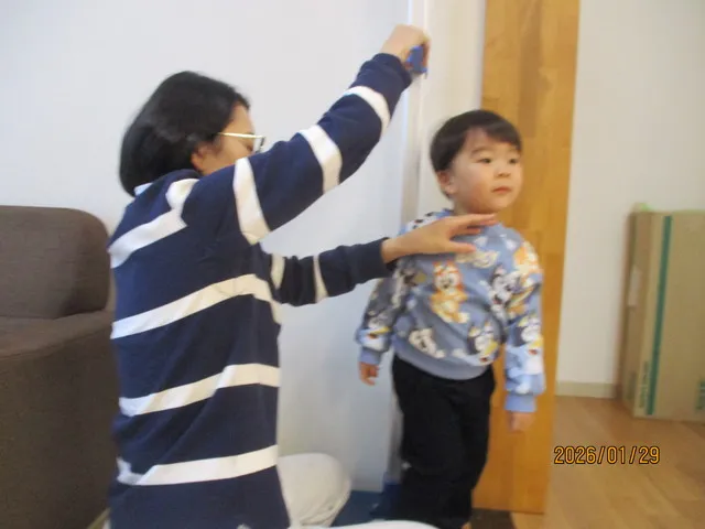 <1月>身体測定&ふれあい遊び7 <1月>身体測定&ふれあい遊び7
