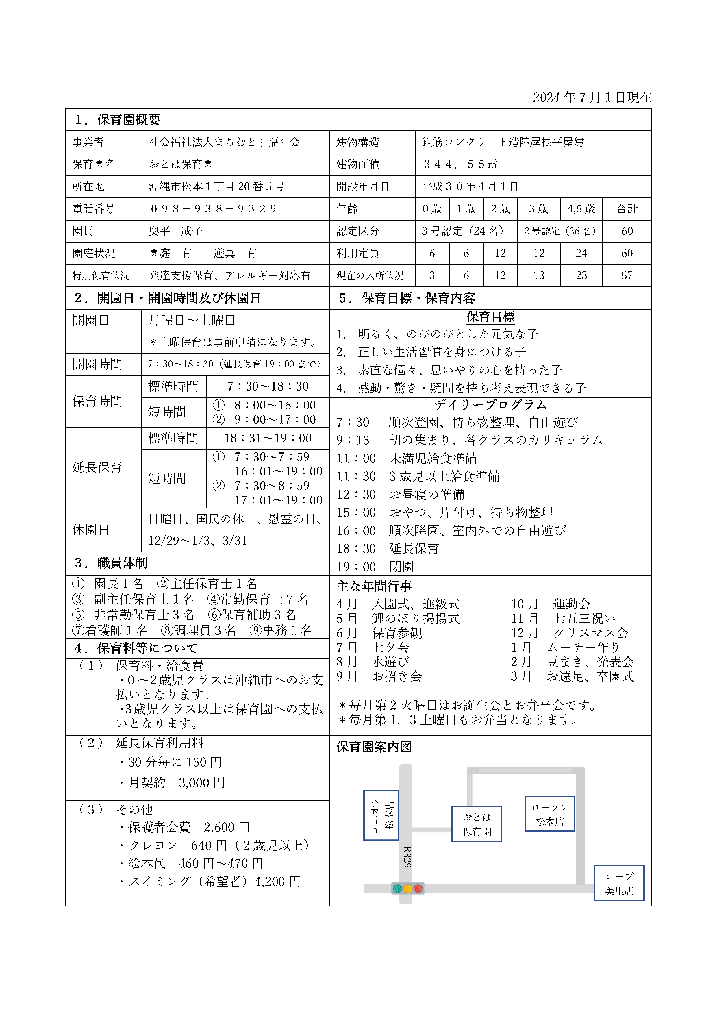 園について｜おとは保育園 | 子どものやる気と自尊心を育む沖縄市の保育園