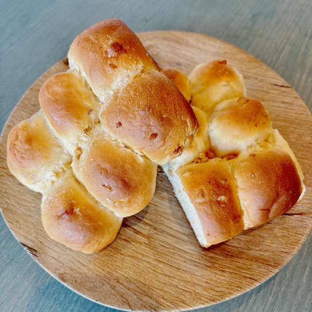 ちぎりパン(ピーナッツキャラメル)