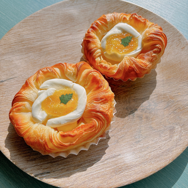 柚子カスタードクリームチーズデニッシュ