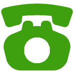 那覇市デイサービス那覇市老人ホーム 黒電話アイコン