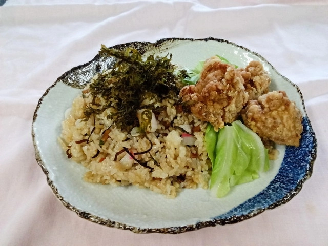 海鮮 磯チャーハン&鶏唐揚げ