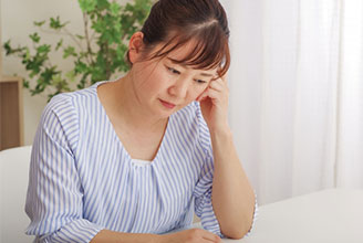 更年期のイラスト