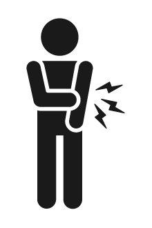 神経痛のイラスト