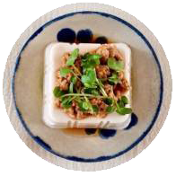 大豆のミンチ豆腐のせ
