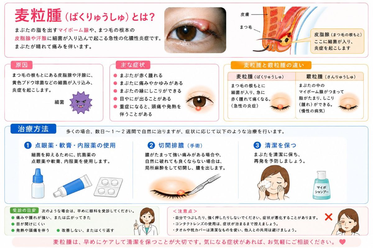 麦粒腫について