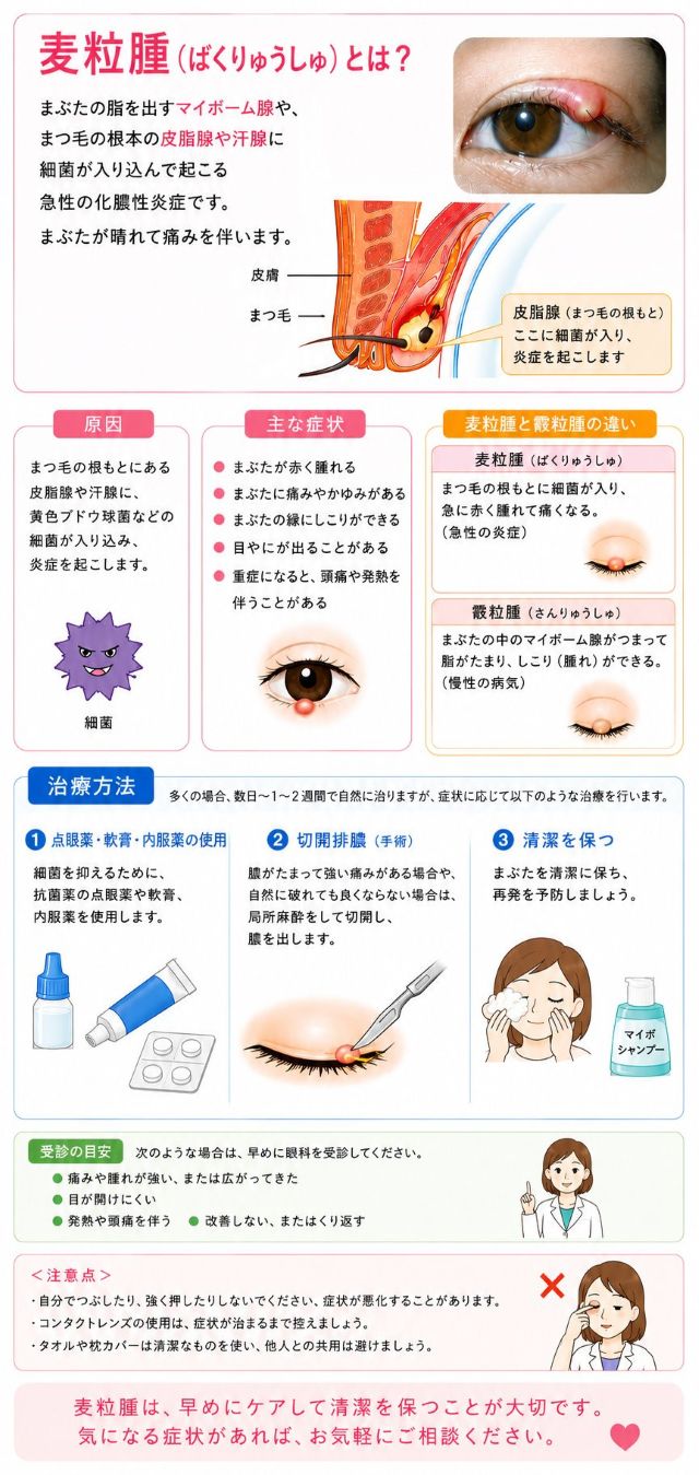 麦粒腫について