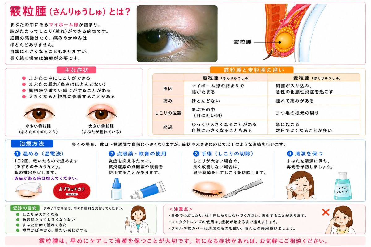 霰粒腫について