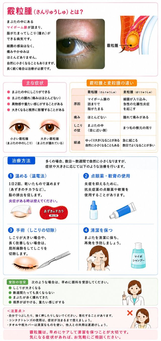 霰粒腫について