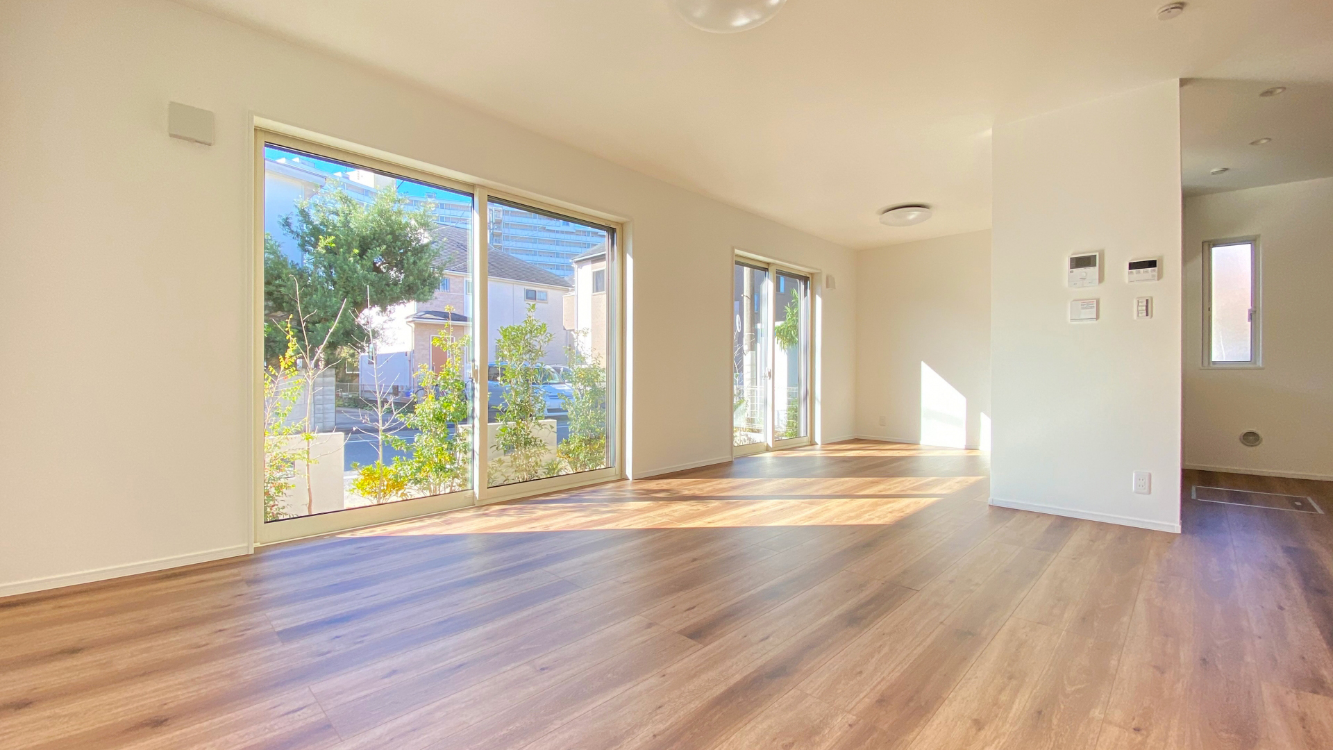 リビングのガラス