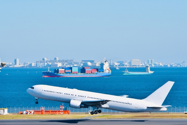 航空貨物の集配作業