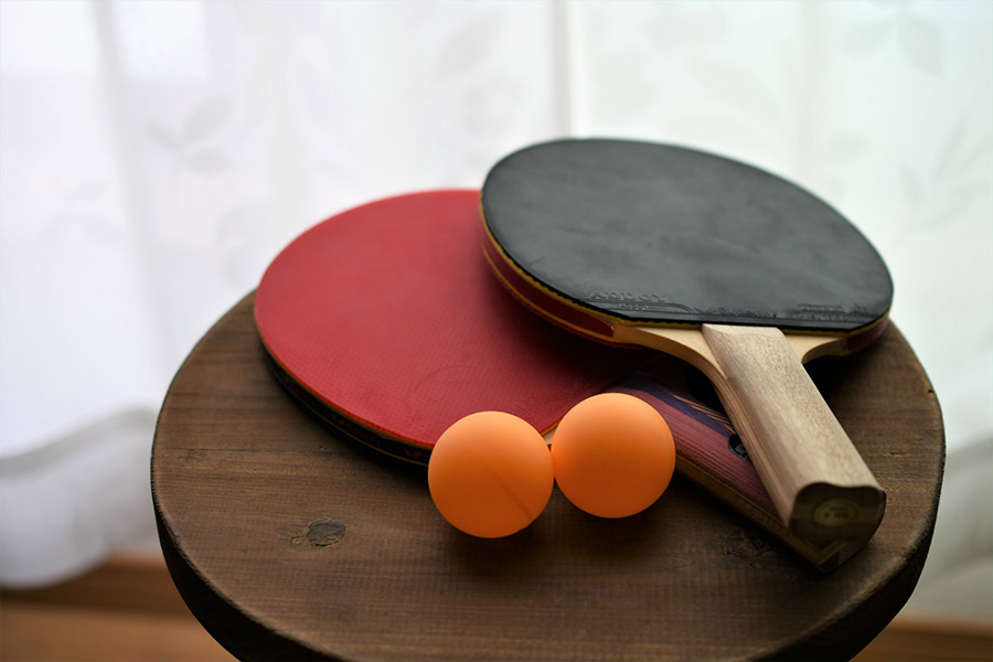 必要な持ち物 - 卓球用品のイメージ