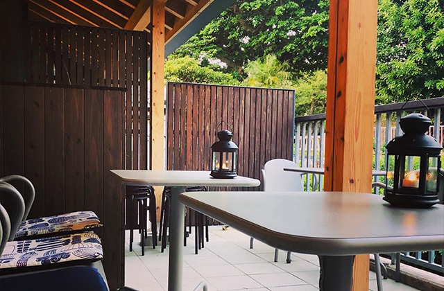 緑を感じる癒しの空間