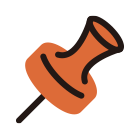 安全ピンのアイコン