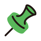 安全ピンのアイコン