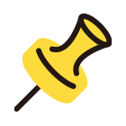 安全ピンのアイコン