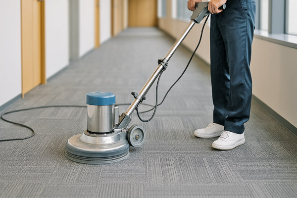 ビルフロアの清掃