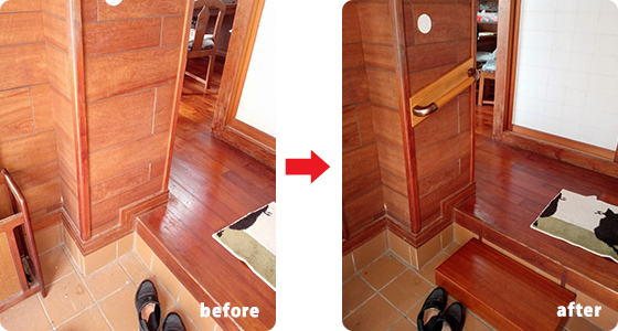 玄関上がりかまち