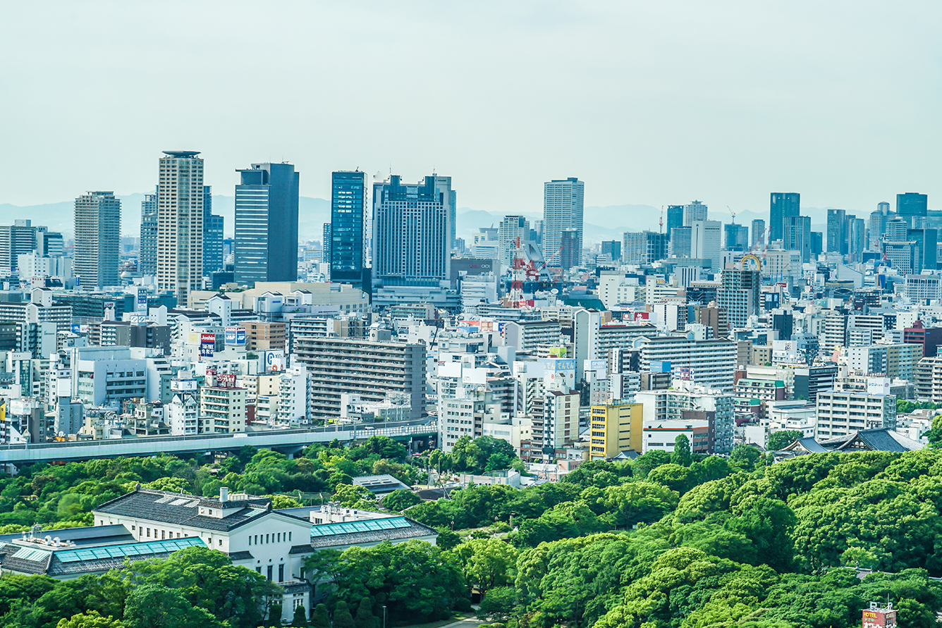 大阪市の街並み