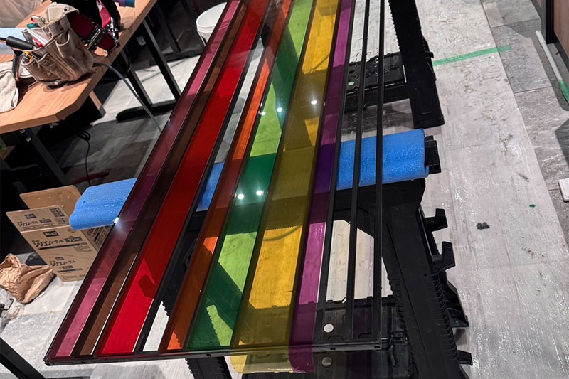 ガラスフィルム工事