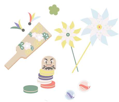 郷土玩具のイラスト