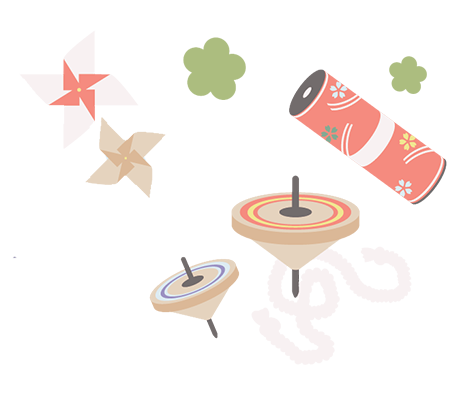 郷土玩具のイラスト