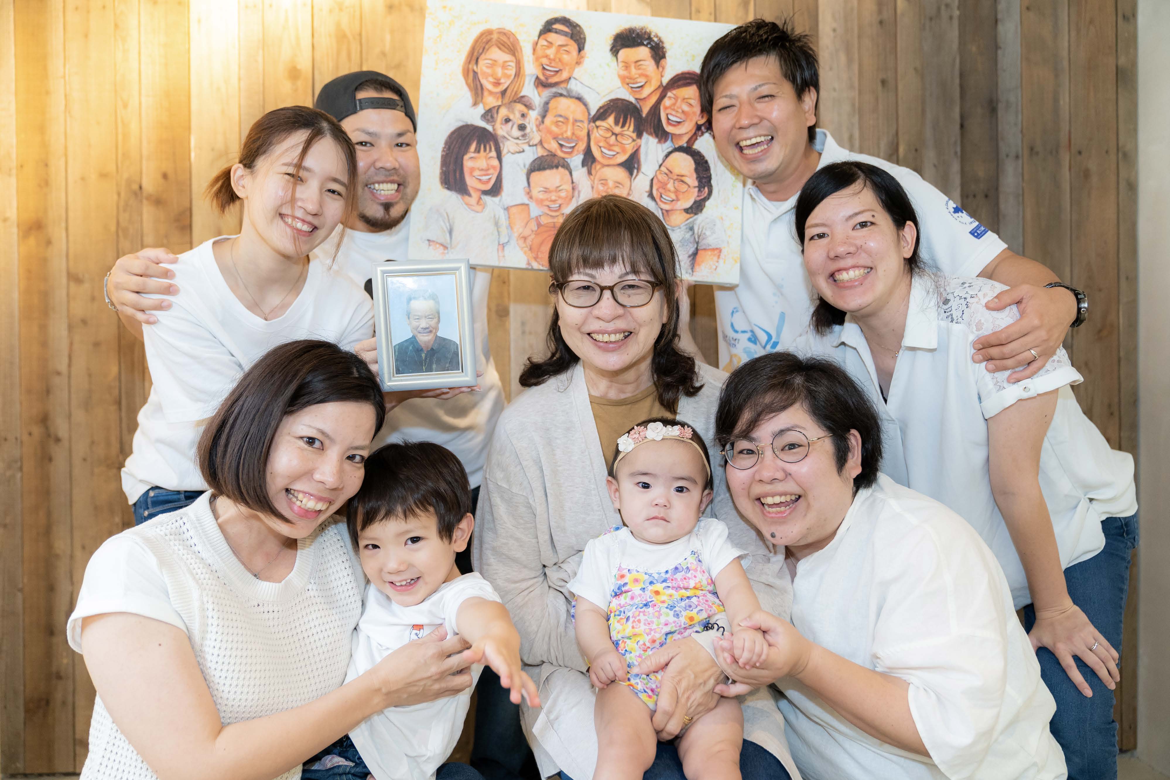 あの人の笑顔にもう一度出会える似顔絵