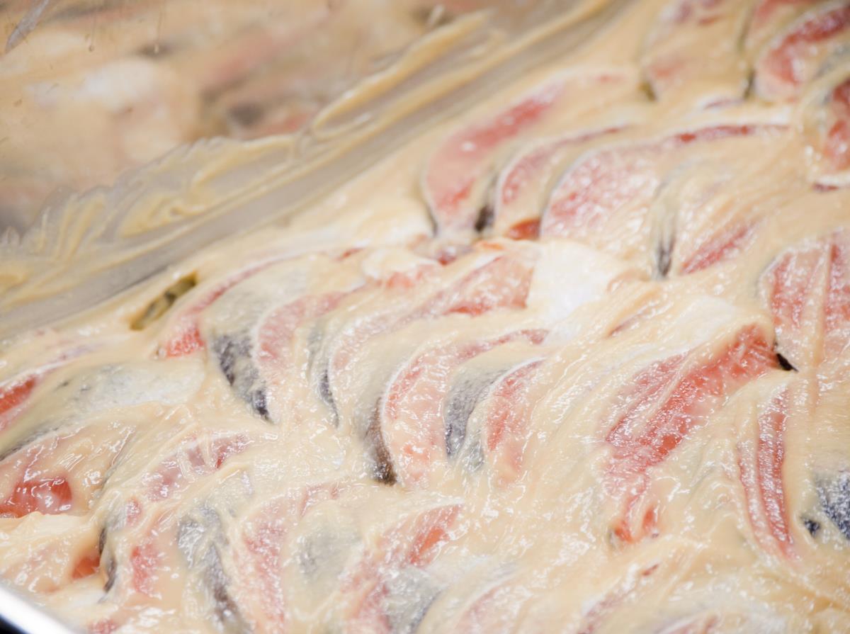 寝かす「粕・西京漬け工程」