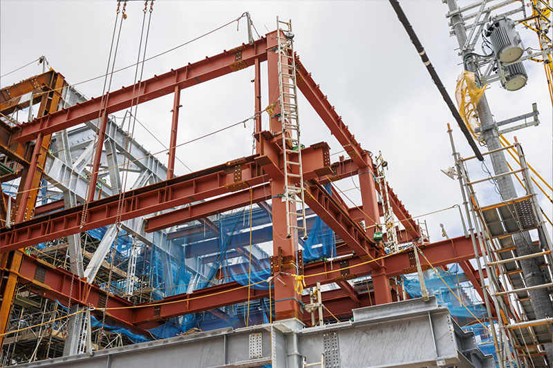 鉄骨建て方工事