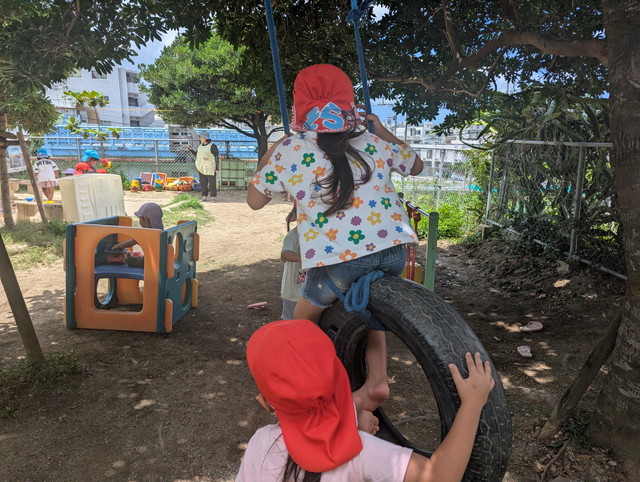 環境で子どもの育ちを支えています