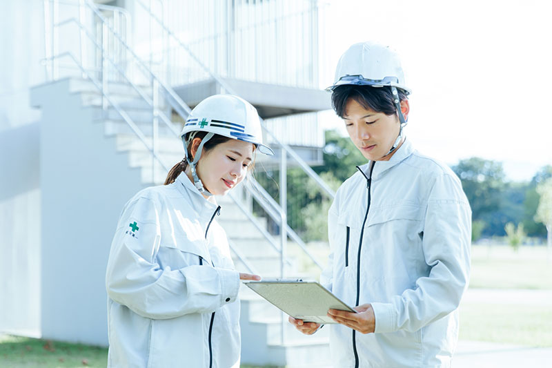 お打ち合わせや建物の診断、ご提案から