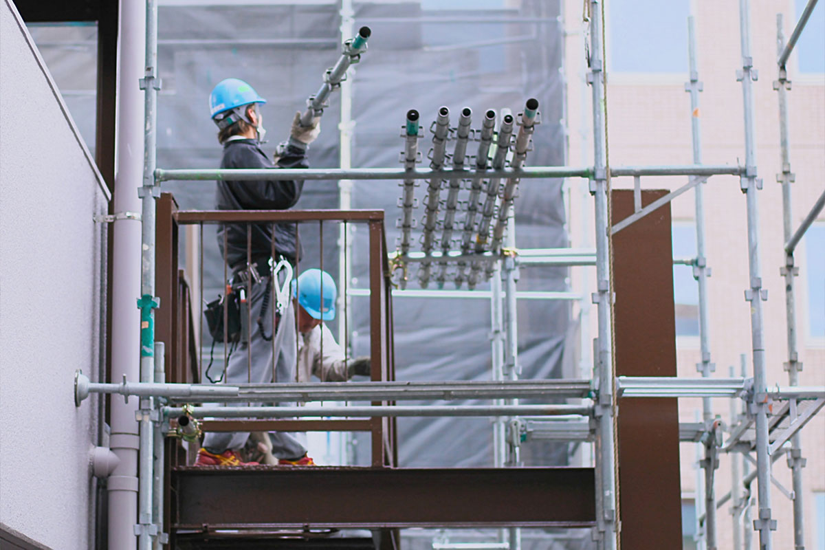 仮設足場工事一式