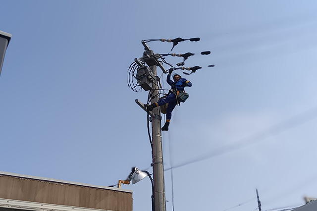 弱電設備工事（アンテナ・放送・防犯カメラ、センサー等）