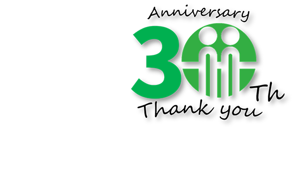 【Anniversary 30th Thank you】令和8年5月で開院30周年を迎えました。皆さまのご支援に感謝し、今後も地域に寄り添い、安心・安全な医療の提供に努めてまいります。