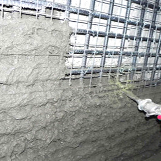 モルタル吹付工事